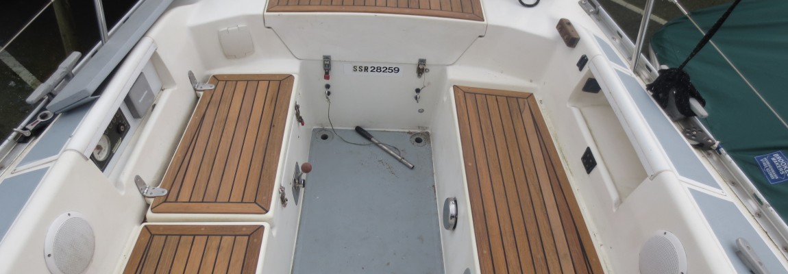 New Teak Cockpit Panels for Imogen